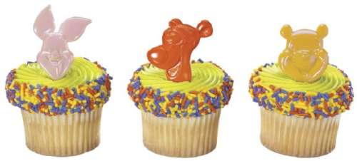 Pooh Bear and Friends Cupcake Rings #3 - Click Image to Close